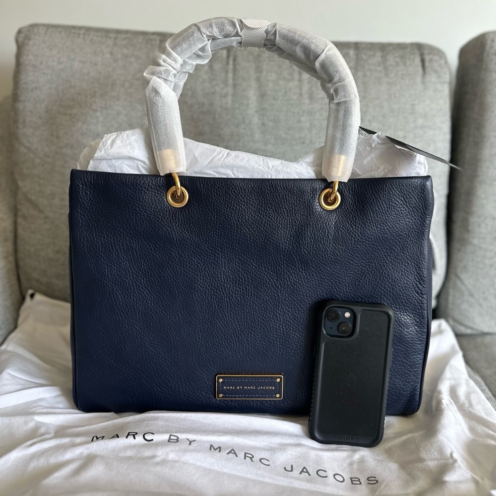 NWT Marc by Marc Jacobs midnight blue tote
